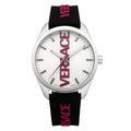 Versace V-Vertical Men's White Dial Black Watch