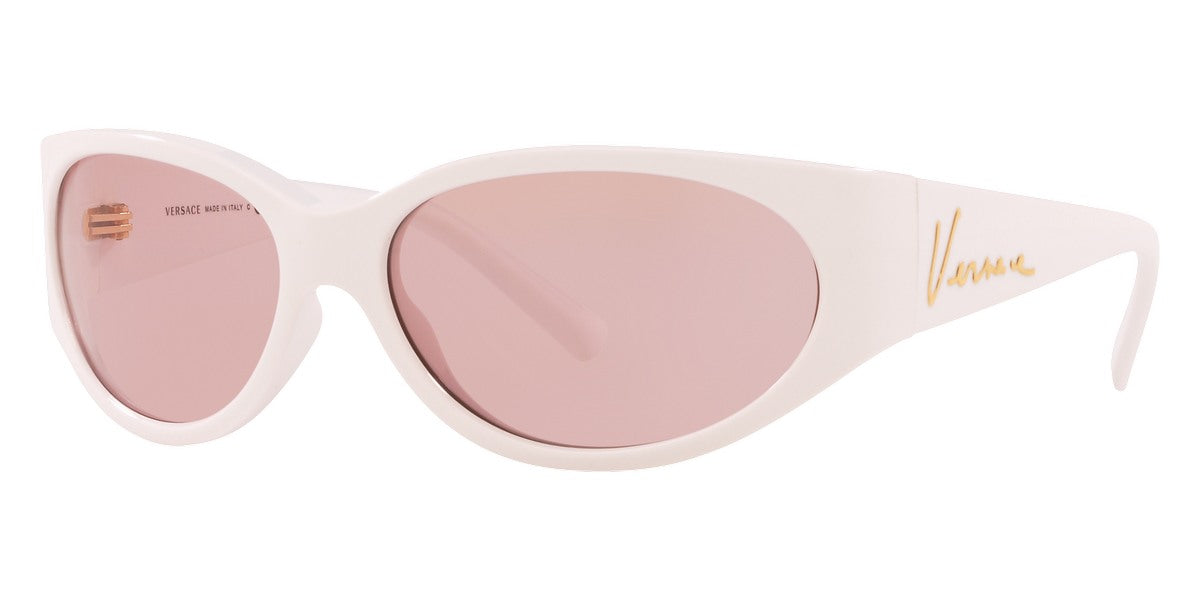 Versace Women's Sunglasses Cat Eye White/Pink