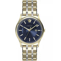 Versace Men's Watch Aiakos 44mm Blue Gold Bracelet
