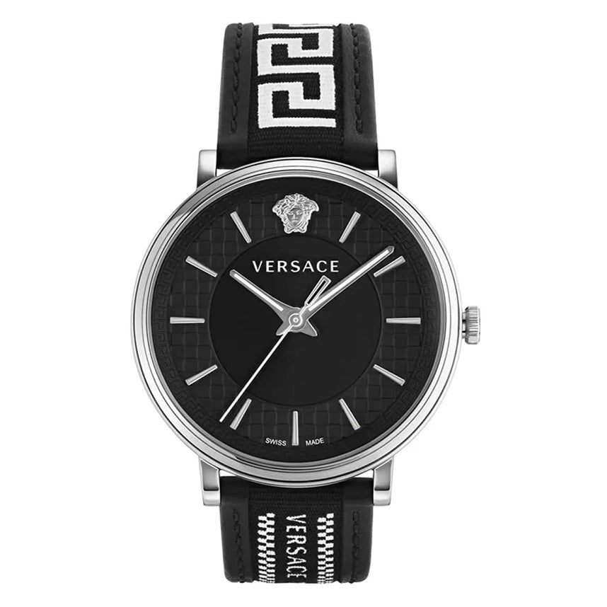 Versace Men's Watch V-Circle 42mm Black
