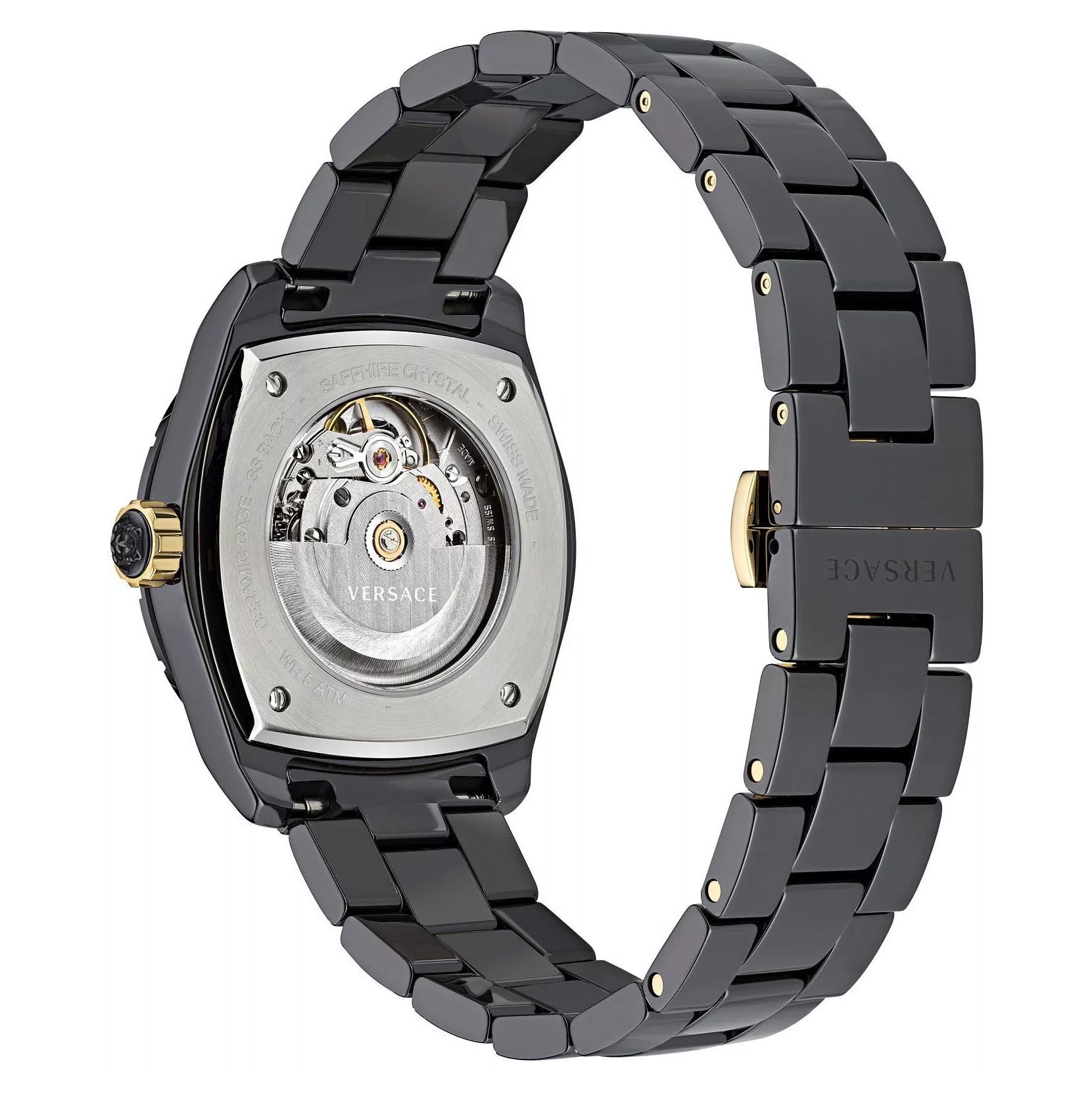 Versace DV One Black Automatic Unisex Watch
