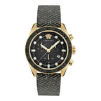 Versace Greca Dome Men's Grey Watch