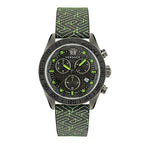 Versace Greca Dome Chronograph Men's Black Green Watch