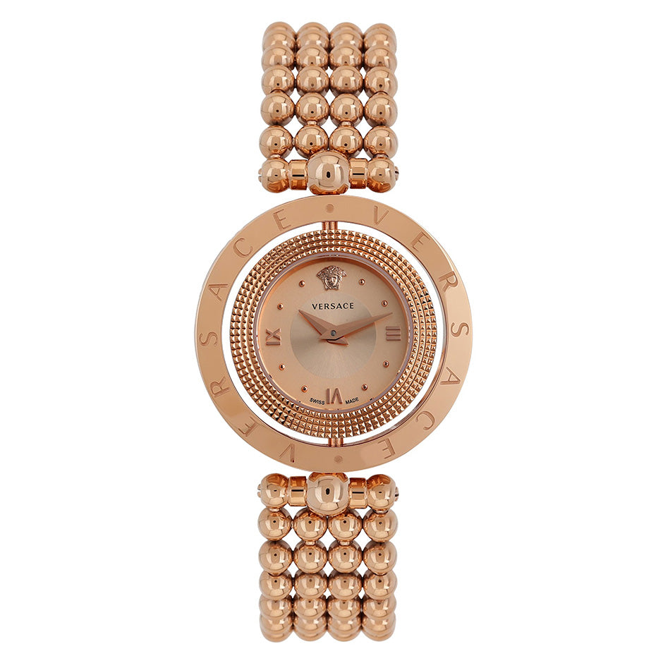 Versace Eon Ladies' Rose Gold Stainless Steel Bracelet Watch