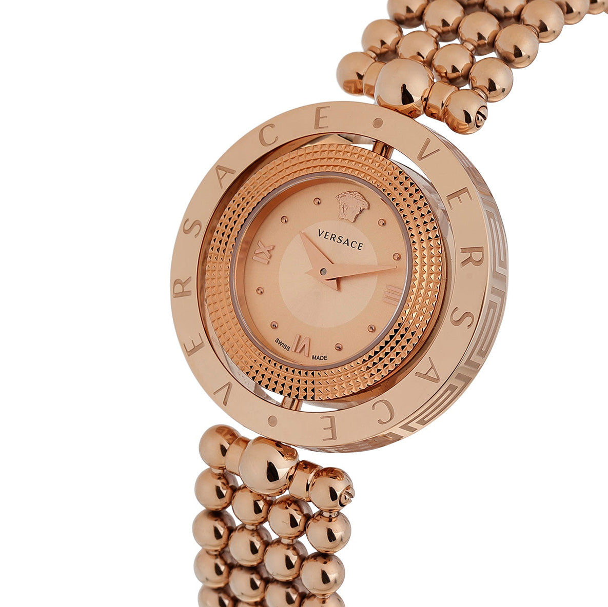 Versace Eon Ladies' Rose Gold Stainless Steel Bracelet Watch