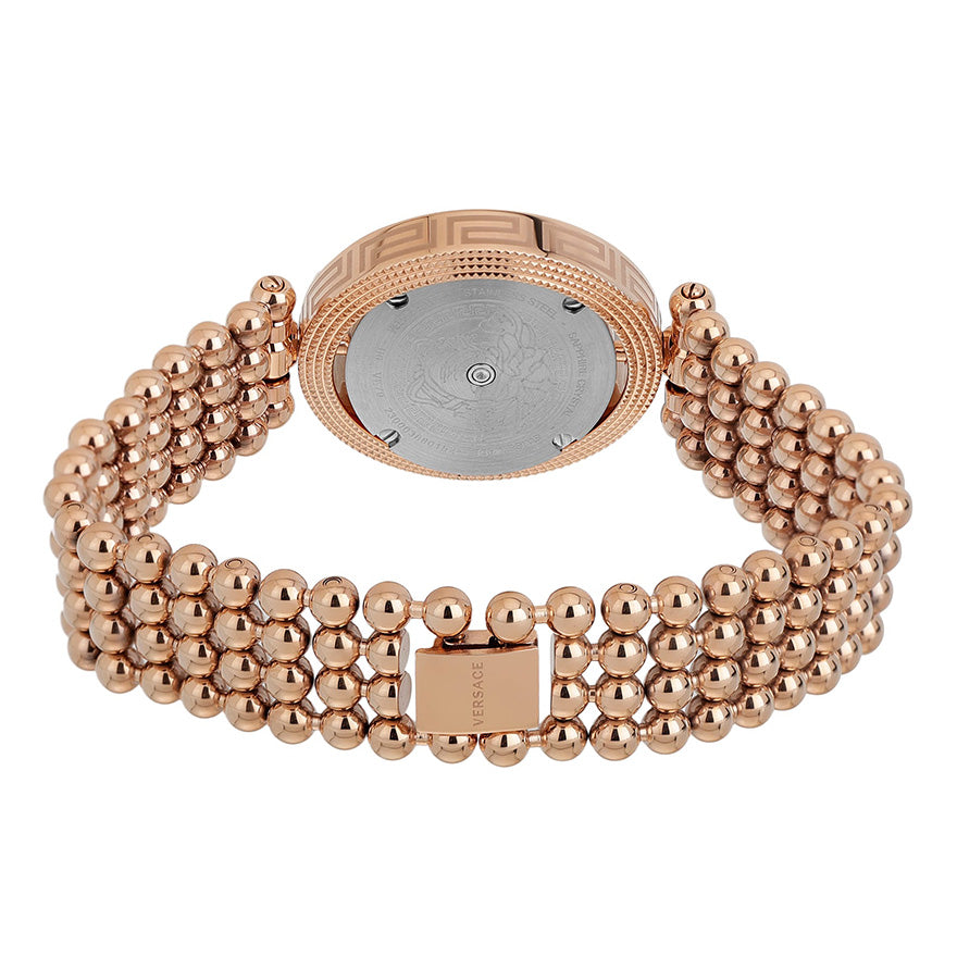Versace Ladies' Watch 34mm Eon Rose Gold Stainless Steel Quartz