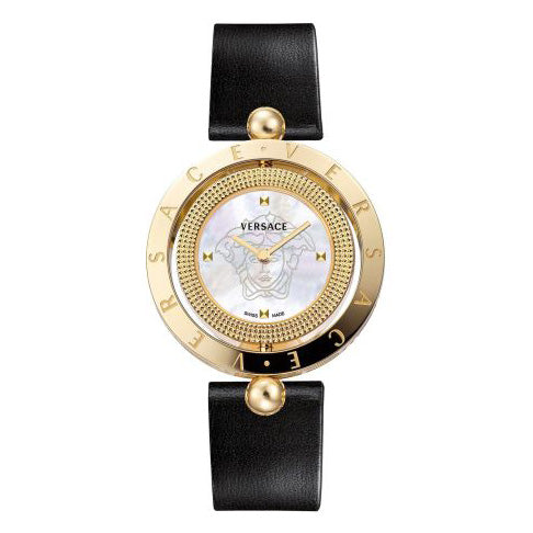 Versace Eon Quartz Ladies' Gold Silver Black Watch