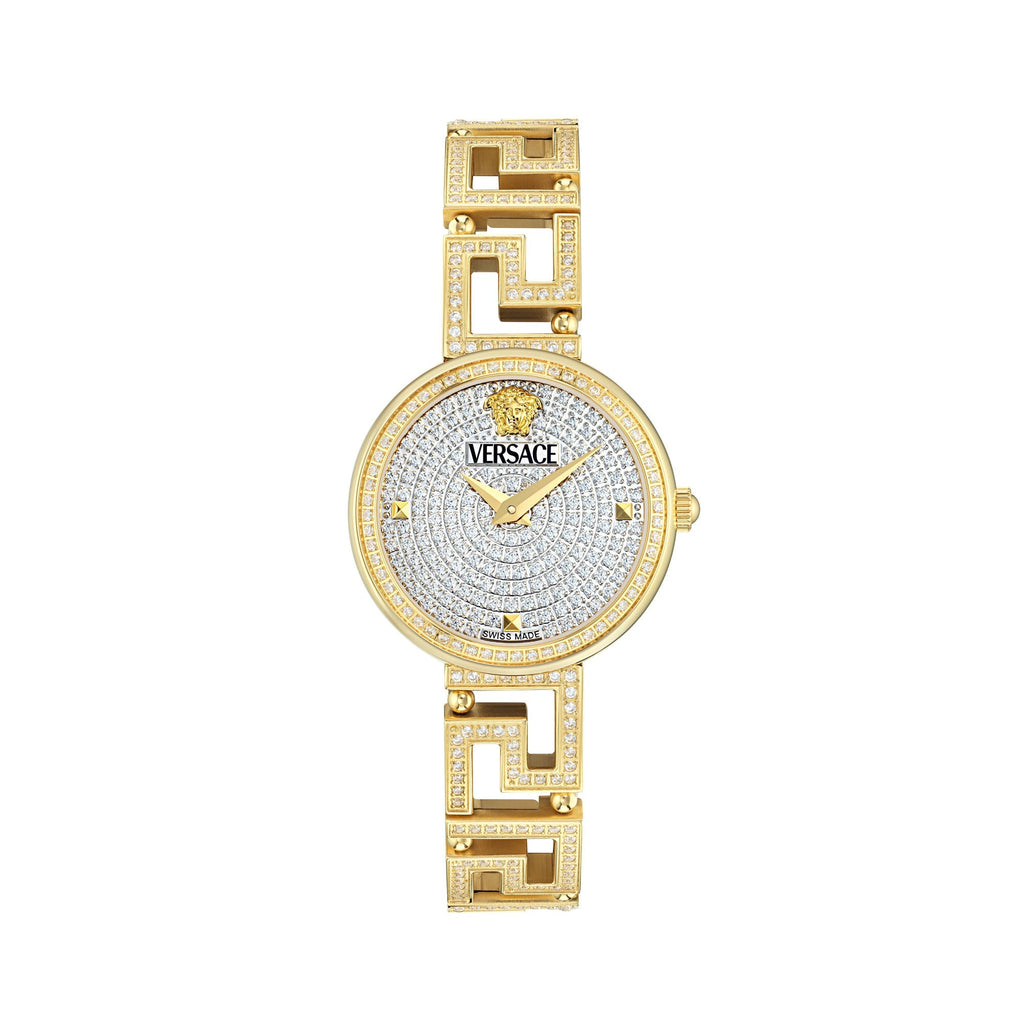 Versace Greca Goddess Gold Ladies’ Diamond  Watch
