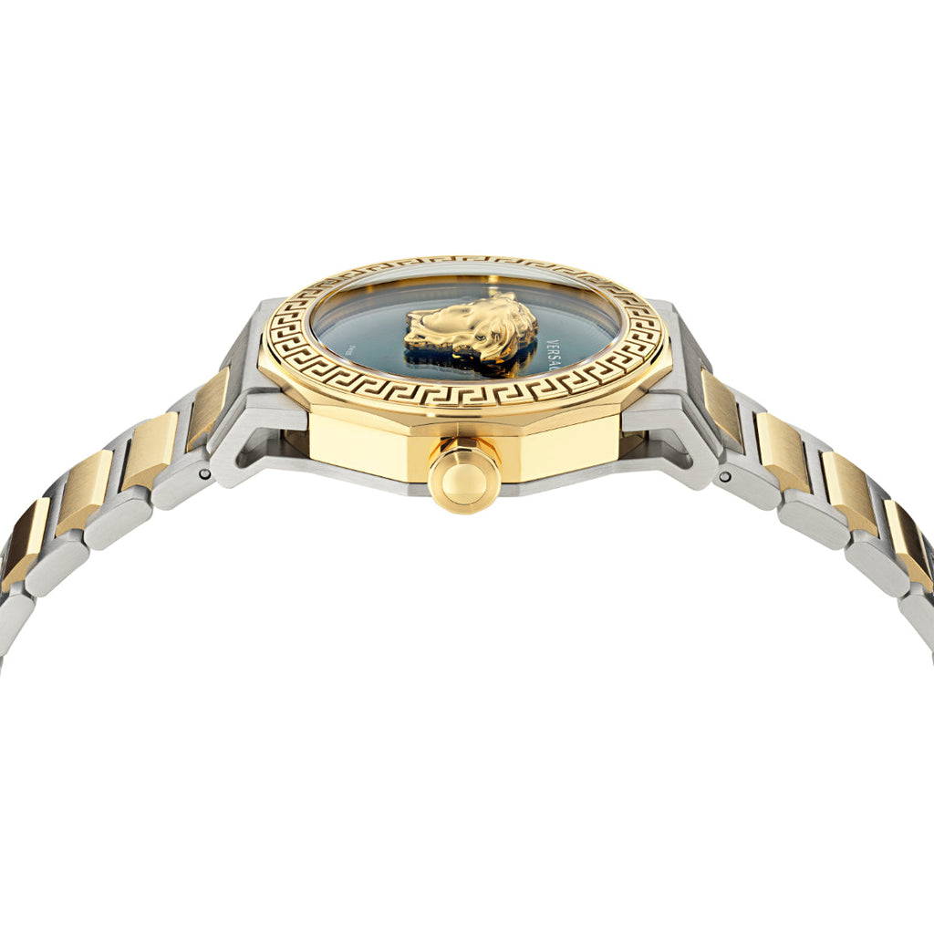 Versace Medusa Deco Quartz Ladies' Green Gold Watch