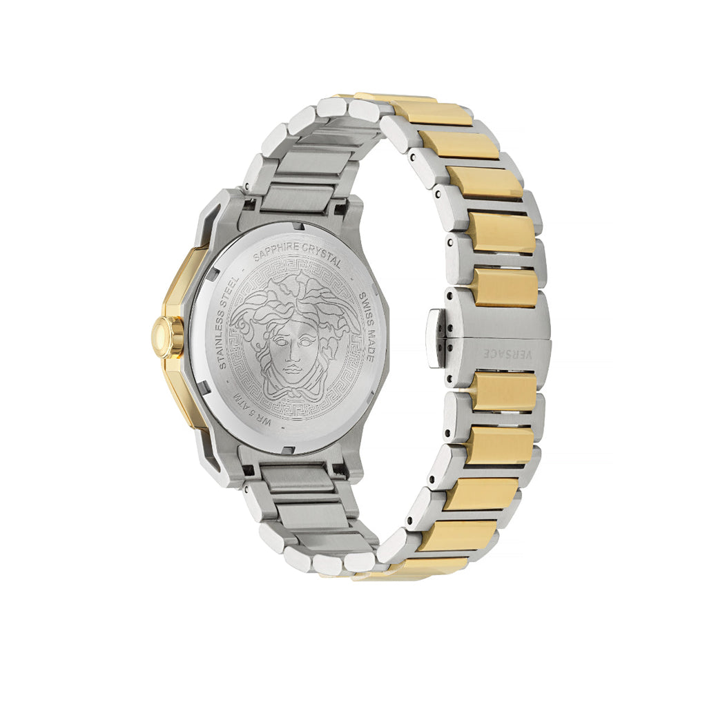 Versace Medusa Deco Quartz Ladies' Green Gold Watch