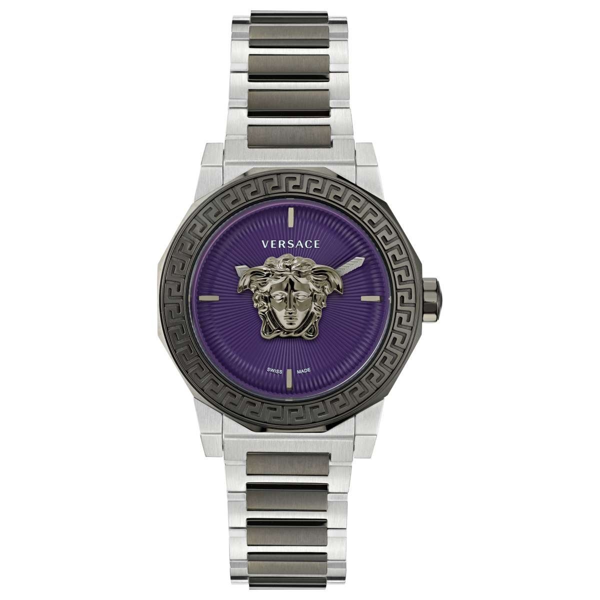 Versace Medusa Deco Ladies' Purple Silver Quartz Watch