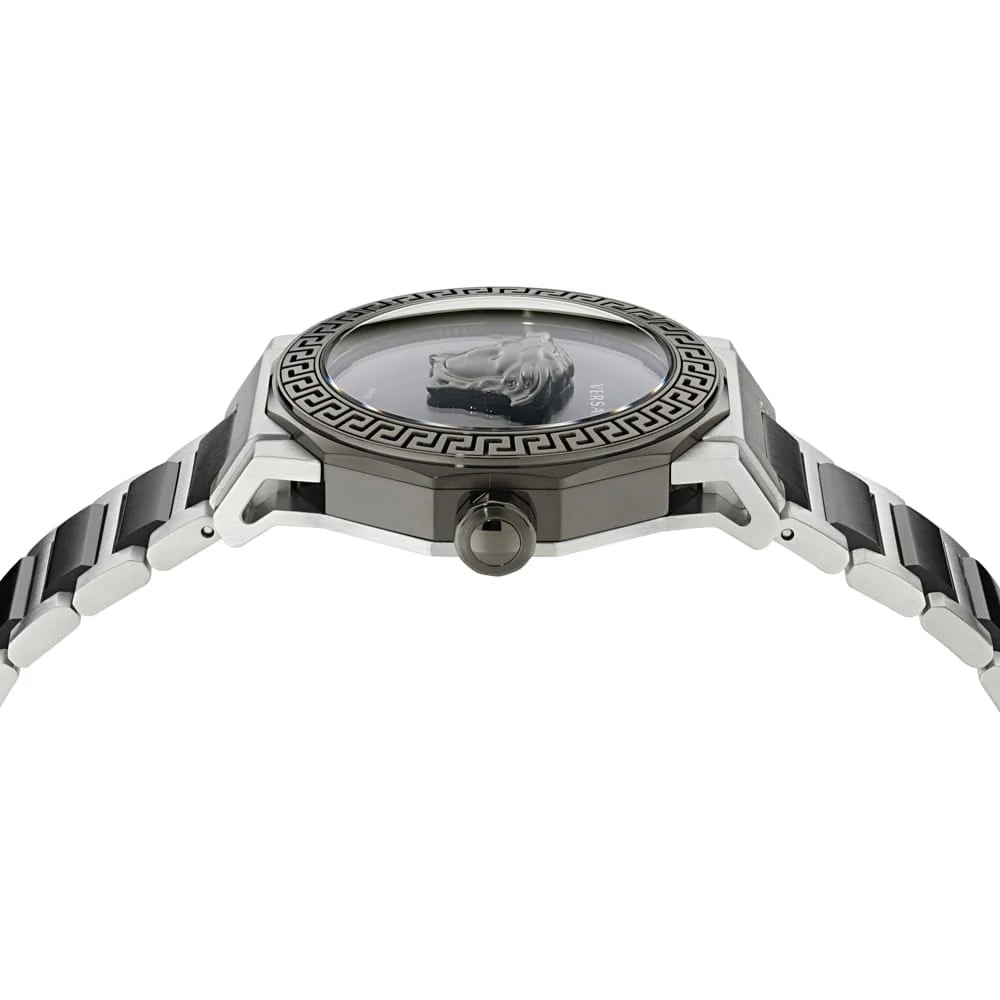 Versace Medusa Deco Quartz Ladies' Purple Grey Watch