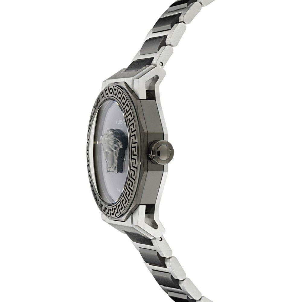 Versace Medusa Deco Quartz Ladies' Purple Grey Watch