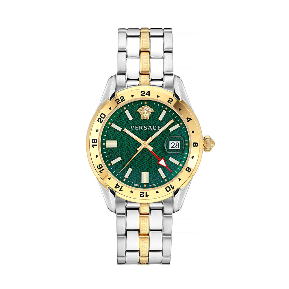 Versace Greca Time Men's Gold Watch