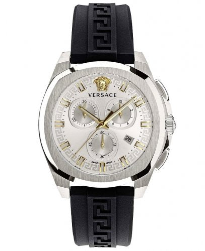 Versace Men's Watch Chrono Geo 43mm White