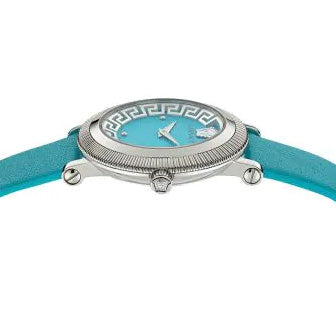 Versace Greca Flourish Quartz Ladies' Blue Watch