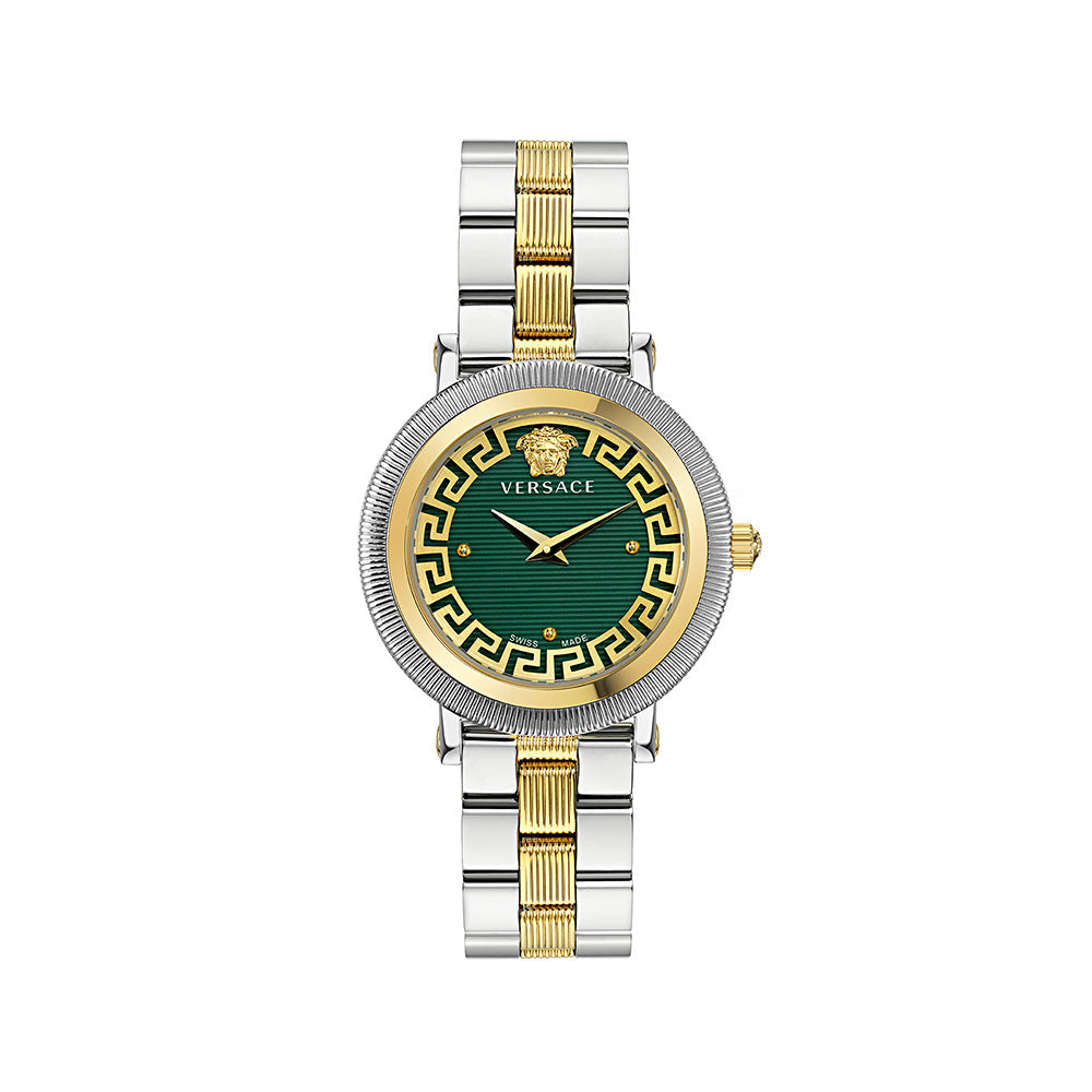 Versace Greca Flourish Ladies Gold Watch