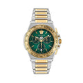 Versace Greca Extreme Men's Green Silver Watch