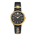 Versace Ladies Watch V-Circle 38mm Black Snake