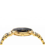 Versace Ladies Watch V-Circle 38mm Black Gold