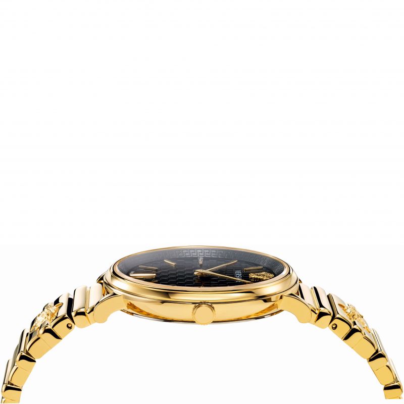 Versace Ladies Watch V-Circle 38mm Black Gold