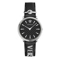 Versace Ladies Watch V-Circle 38mm Black