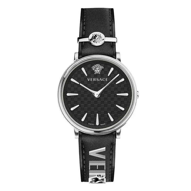 Versace Ladies Watch V-Circle 38mm Black