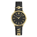 Versace Ladies Watch V-Circle 38mm Black Gold