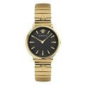 Versace Ladies Watch V-Circle 38mm Black Gold