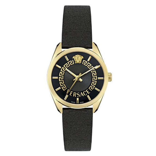 Versace V-Circle Ladies' Black Watch