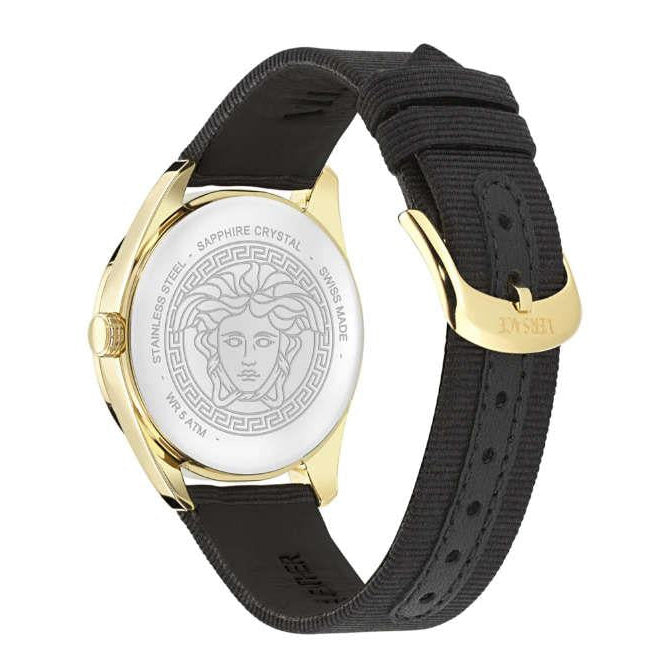 Versace V-Circle Ladies' Black Watch