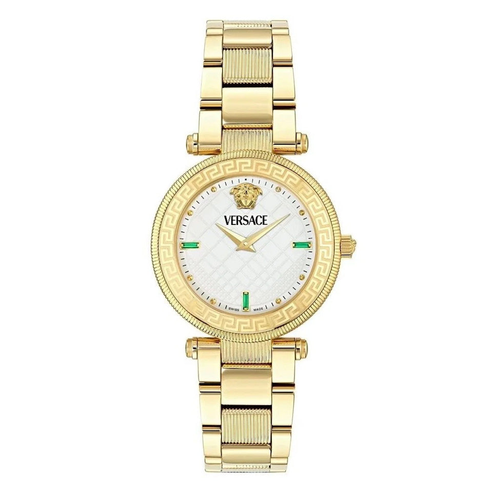 Versace Reve Quartz Ladies' White Gold Watch