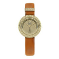 Versace La Greca Quartz Ladies' Gold Brown Watch