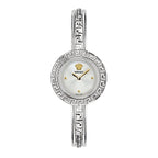 Versace La Greca Ladies’ Silver Bangle Diamond Watch
