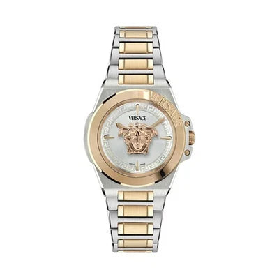 Versace Hera Ladies' White Rose Gold Quartz Watch
