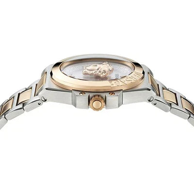 Versace Hera Ladies' White Rose Gold Quartz Watch