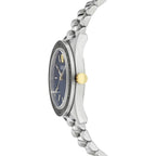 Versace V Dome Men’s Blue Silver Watch