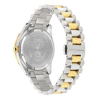 Versace V-Dome 42mm Men's Green Two-Tone Watch
