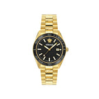 Versace Timeless V. Dome Men's Gold Watch