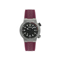 Versace Greca Logo Men’s Black Burgundy Diver Watch