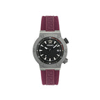 Versace Greca Logo Men’s Black Burgundy Diver Watch
