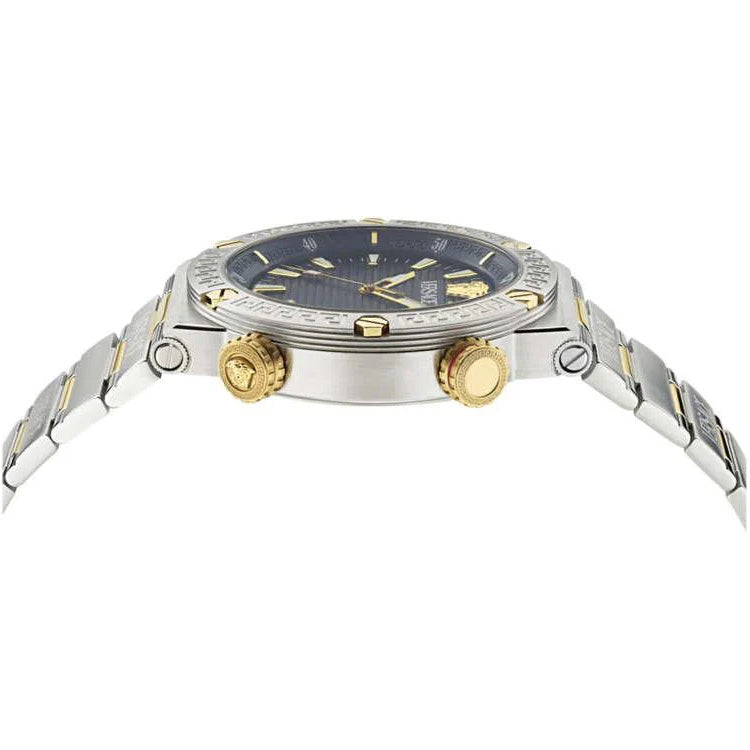 Versace Greca Logo Diver Blue Two-Tone Men’s Watch