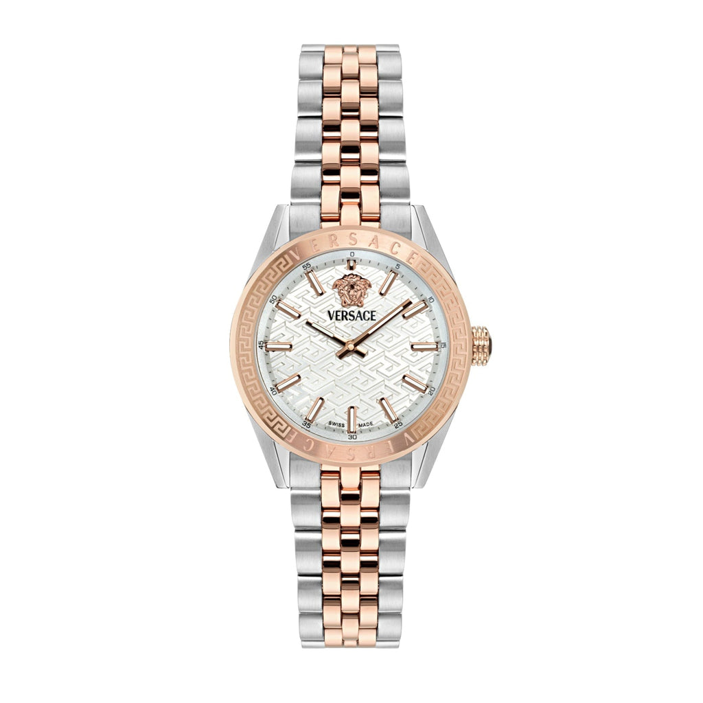 Versace V-Code Lady  Quartz Ladies' Two-Tone Watch