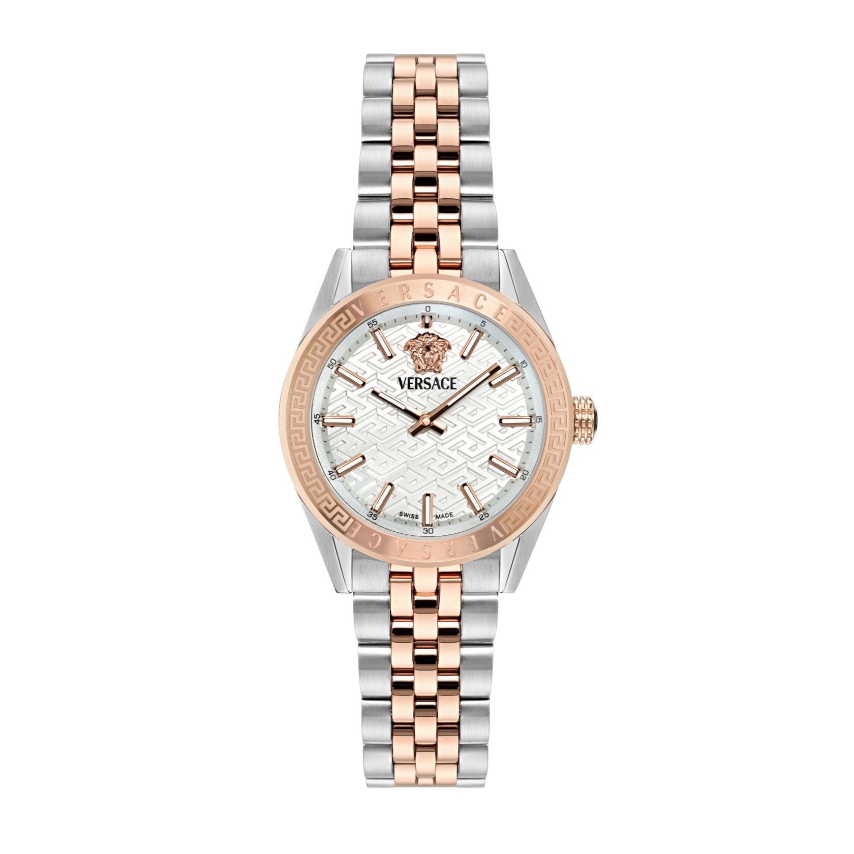 Versace V-Code Lady  Quartz Ladies' Two-Tone Watch