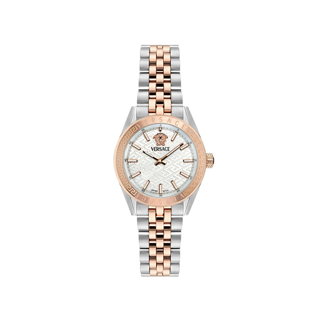 Versace V-Code Lady  Quartz Ladies' Two-Tone Watch
