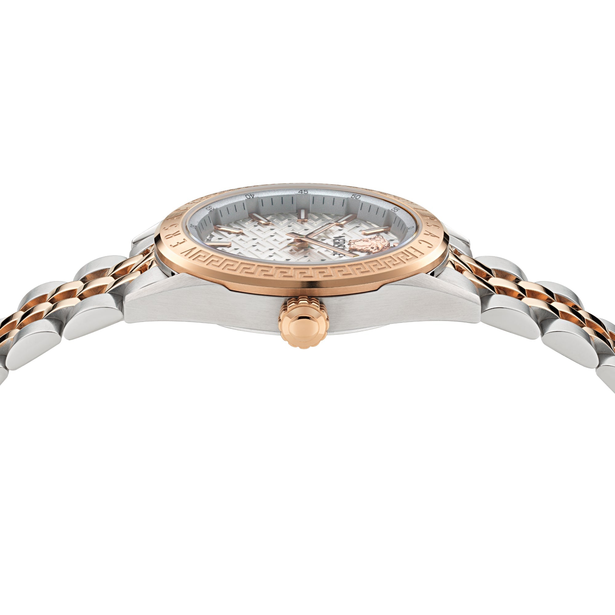 Versace V-Code Lady Rose Gold Silver Ladies' Watch