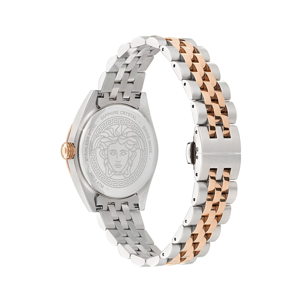 Versace V-Code Lady  Quartz Ladies' Two-Tone Watch