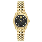 Versace V-Code Black Gold Ladies’ Quartz Watch
