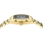 Versace Dominus Ladies’ Black Gold Tonneau Watch