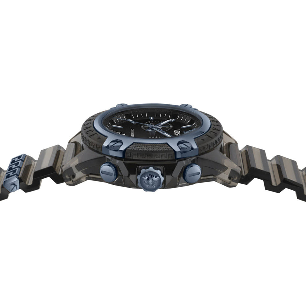 Versace Icon Active 44mm Men's Black Dial Chronograph Watch